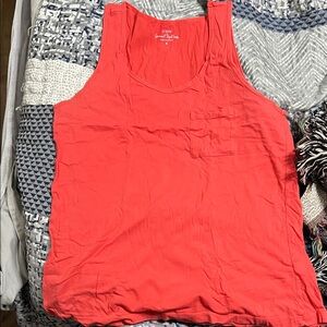 J. Crew Vibrant Coral Tank Top